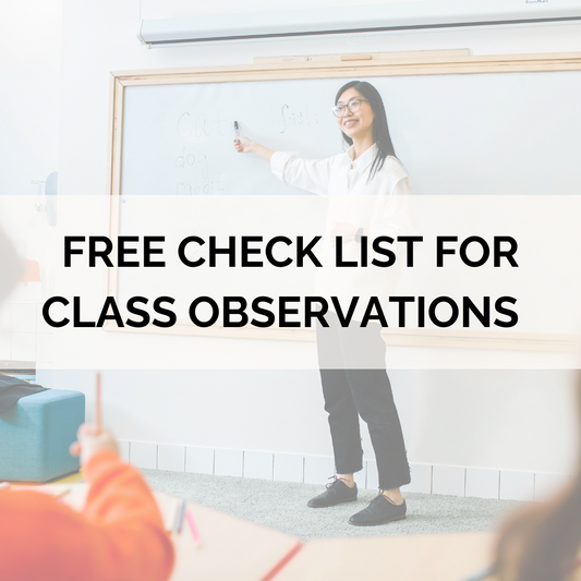 Free Checklist for Nailing an Observation as a World Language Teacher