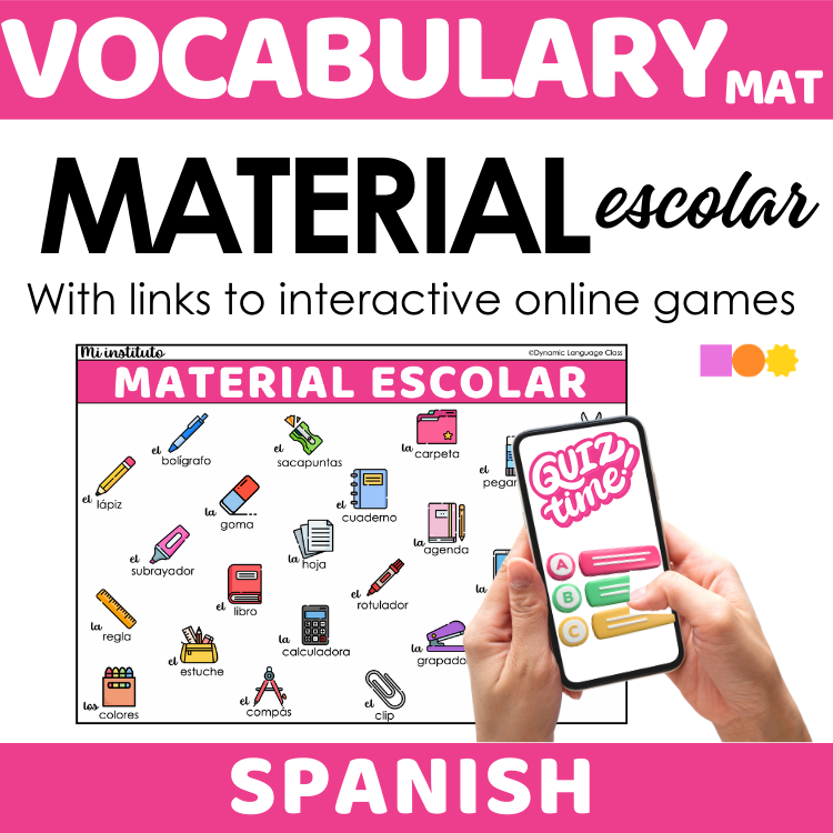 Vocabulary Mats